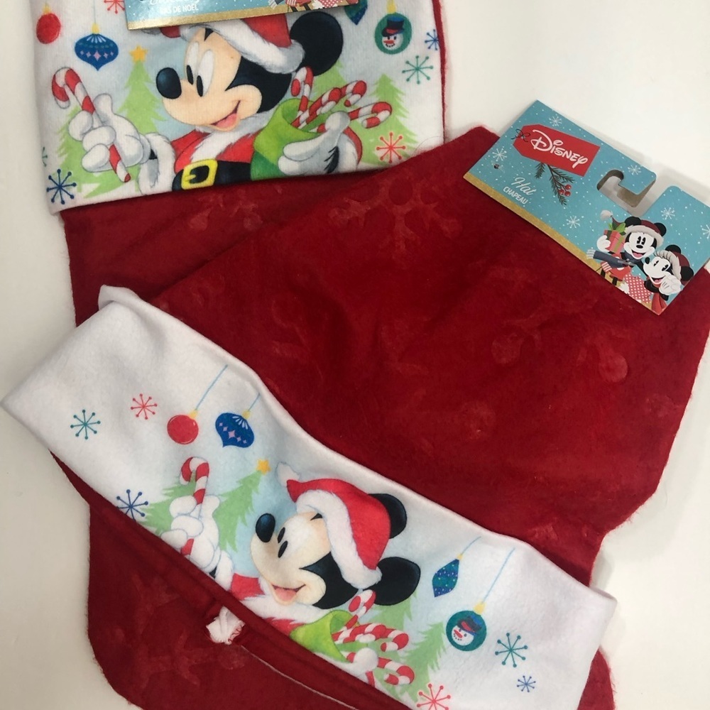 Mickey Mouse Santa Cap/Stocking. - Picture 9 of 10